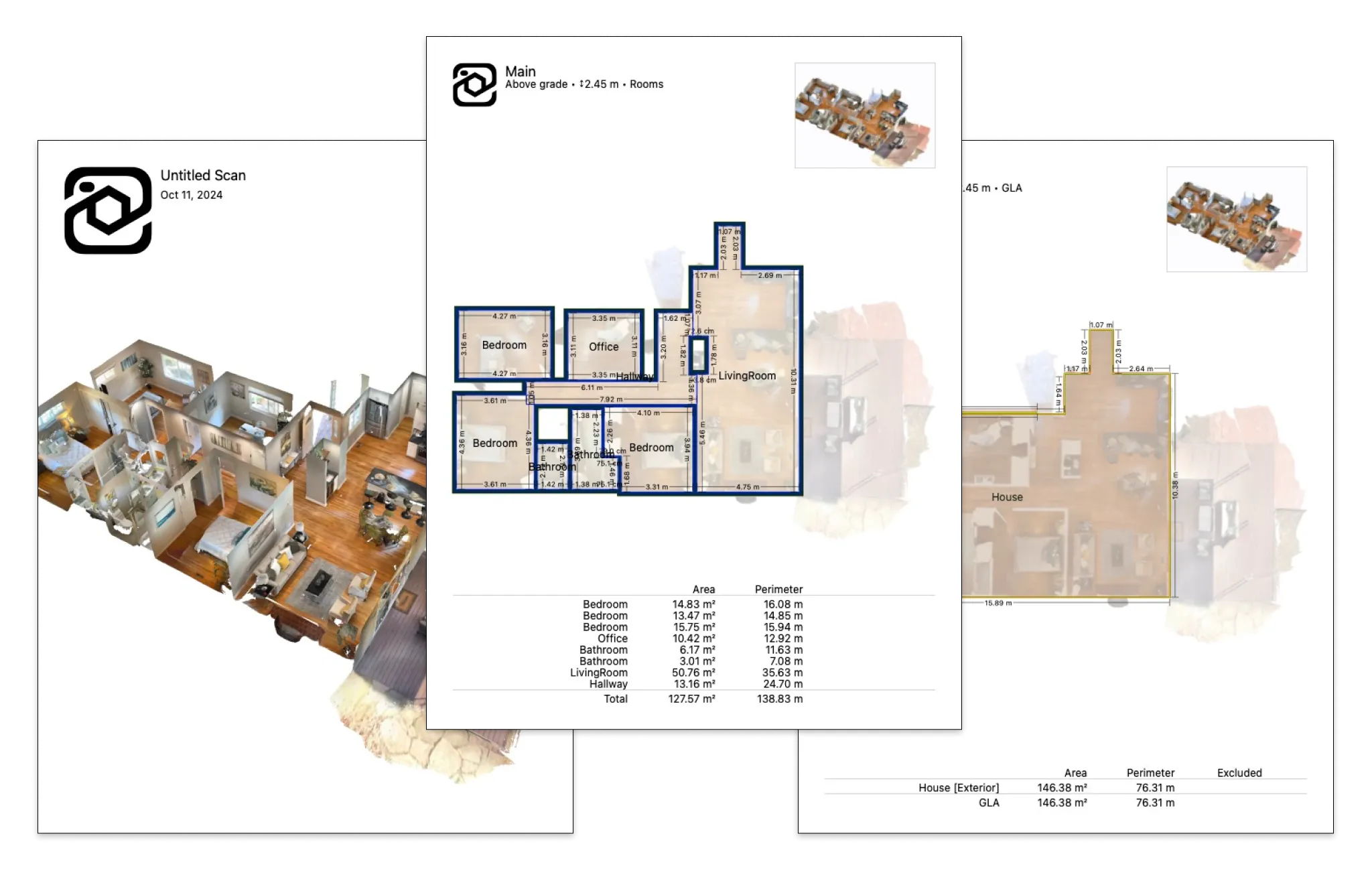 Export floor plans